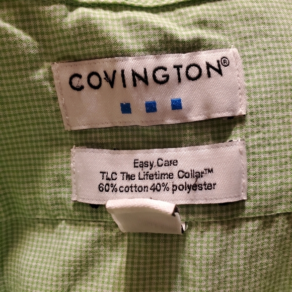 Lime green good button up - Picture 3 of 3